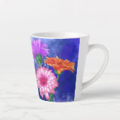 Daisy Gerbera Latte Tasse (Rechts)