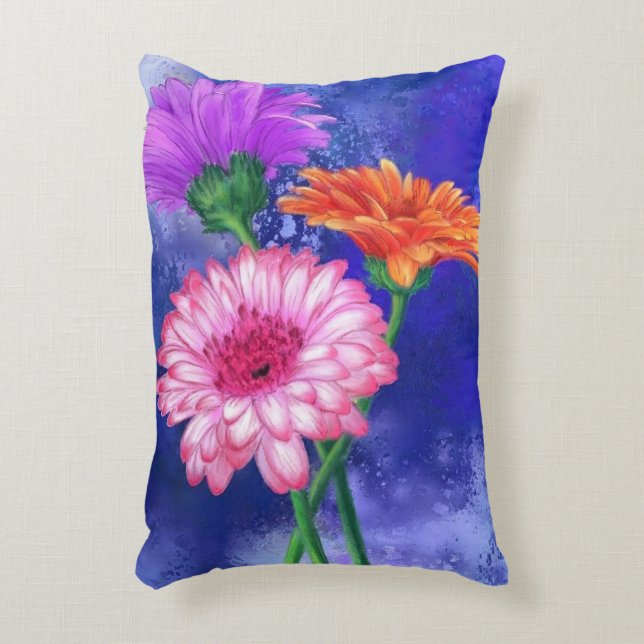 Daisy Gerbera Pillow Dekokissen (Vorderseite(Vertikal))