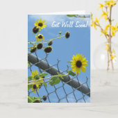 Daisy Get Well bald greeting Card Karte (Gelbe Blume)