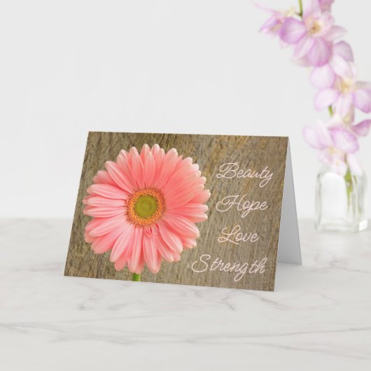 Daisy Get Well Comfort Card Karte (Orchidee)