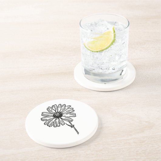 Daisy Getränkeuntersetzer (Seite)