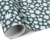 Daisy gift wrapping paper geschenkpapier (Rolleneckpunkt)