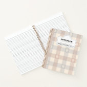 Daisy Gingham Spiral Notebook Notizblock (Innenseite)