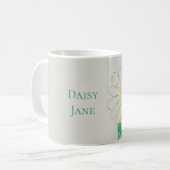 Daisy Girl Green Dress   Kaffeetasse (Vorderseite Links)