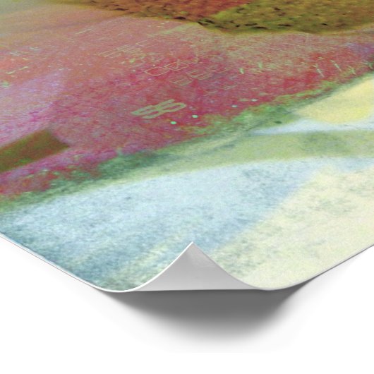 Daisy Glitch Poster (Ecke)