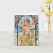 Daisy Goddess Karte (Gelbe Blume)