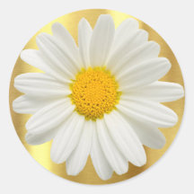 Daisy Gold Cupcake Topper Envelope Favor Geschenk