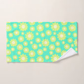 Daisy Green Aqua Badhandtuch Set (Handtuch)