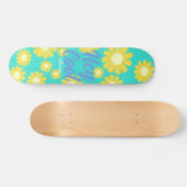 Daisy Green Aquamarin Skateboard (Horizontal)