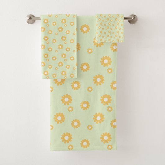 Daisy Green Badhandtuch Set (Insitu)