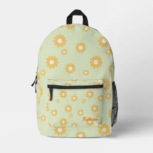 Daisy Green Bedruckter Rucksack (Vorderseite)
