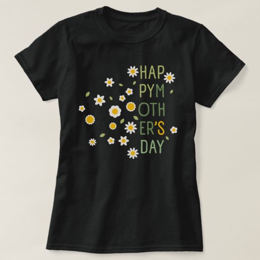 Daisy Green - Blumenflora-T - Shirt der Mutter (Design vorne)