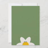 DAISY GREEN - Einladungskarte zum Geburtstag (Rückseite)