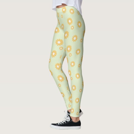 Daisy Green Leggings (Links)