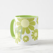 Daisy Green Monogram Tasse (Vorderseite Links)