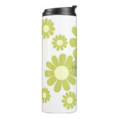 Daisy Green Monogram Thermosbecher (Nach links gedreht)