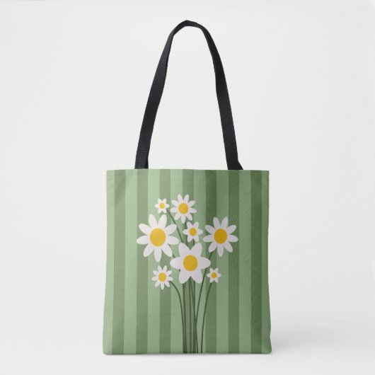 DAISY GREEN - Muttertag Blumenbeutel Tasche (Vorderseite)