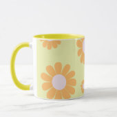 Daisy Green Orange Tasse (Links)