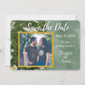 Daisy Green Save the Date Card (Vorderseite)