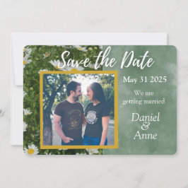 Daisy Green Save the Date Card