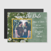 Daisy Green Save the Date Magnetkarte (Vorne/Hinten)