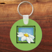 Daisy green Schlüsselanhänger (Vorderseite)