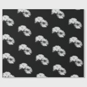 Daisy Greyscale Geschenkpapier (Flach)