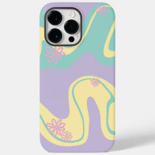 Daisy Groove Pastellfarben, gelb, Lila & grün Case-Mate iPhone 14 Pro Max Hülle