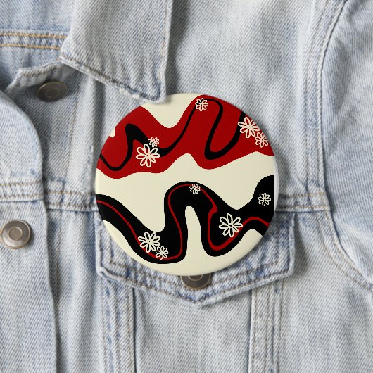 Daisy Groove - Red & Cream Button (Beispiel)