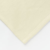 Daisy Groove - Red & Cream Fleecedecke (Ecke)