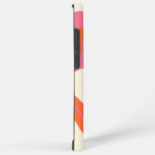 Daisy Groove - Rosa, Orange und Creme Samsung Galaxy Hülle (Rechte Seite)