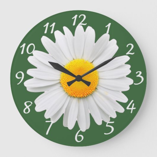 Daisy Große Wanduhr (Vorderseite)