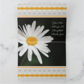 Daisy Grußpapier Danke Karte (Innenseite)