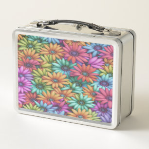 Daisy Happy #4111 - Metal Lunchbox