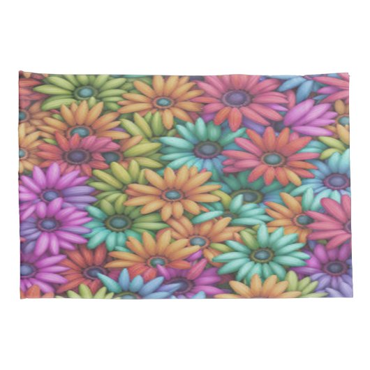 Daisy Happy #4111 - Pillowcase Kissenbezug (Rückseite-Rechts)