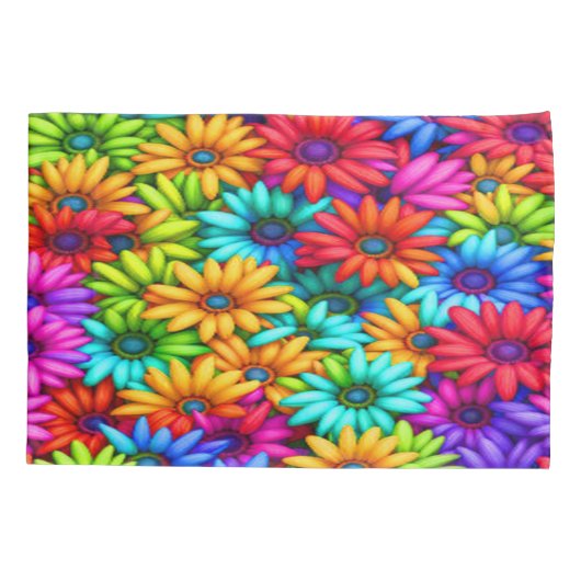 Daisy Happy #4112 - Pillowcase Kissenbezug (Rückseite-Links)