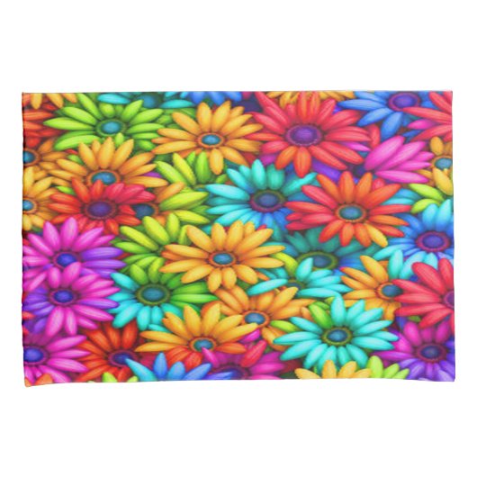 Daisy Happy #4112 - Pillowcase Kissenbezug (Vorderseite-Rechts)