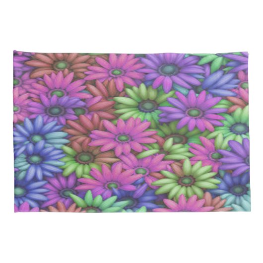 Daisy Happy #4114 - Pillowcase Kissenbezug (Rückseite-Rechts)