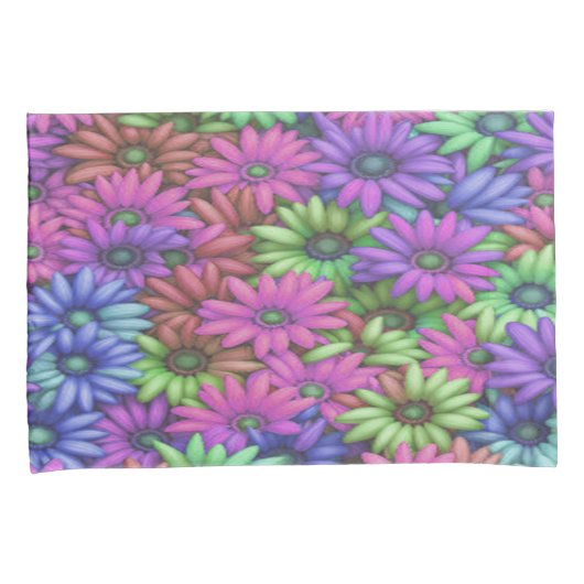 Daisy Happy #4114 - Pillowcase Kissenbezug (Vorderseite-Rechts)