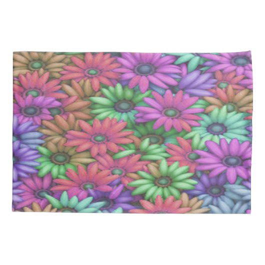 Daisy Happy #4115 - Pillowcase Kissenbezug (Rückseite-Links)