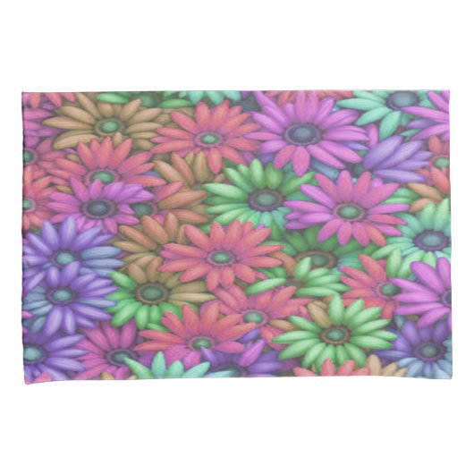 Daisy Happy #4115 - Pillowcase Kissenbezug (Vorderseite-Rechts)