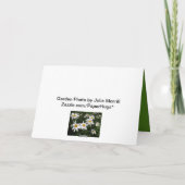 Daisy Happy Card Karte (Rückseite)