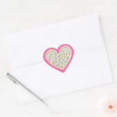 Daisy Heart Herz-Aufkleber (Umschlag)