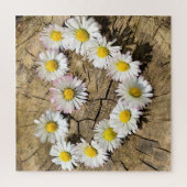 Daisy Heart Jigsaw Puzzle Liebe Geschenk (Vertikal)
