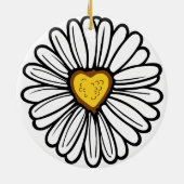 DAISY HEART KERAMIK ORNAMENT (Hinten)