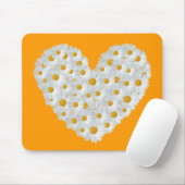 Daisy Heart Mousepad (Mit Mouse)