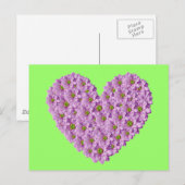Daisy Heart Postkarte (Vorne/Hinten)