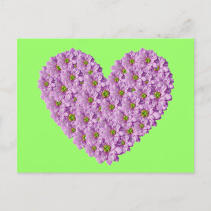 Daisy Heart Postkarte