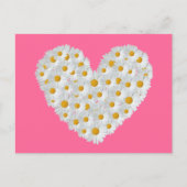 Daisy Heart Postkarte (Vorderseite)