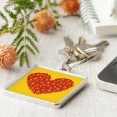 Daisy Heart Schlüsselanhänger (Seite)